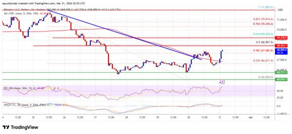 Bitcoin Price Rebounds, But Weak Momentum Caps Further Gains0