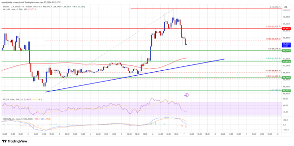 Bitcoin Price Rejected Above $70K, Bulls Lose Grip on Momentum0