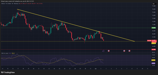 Bitcoin Price Drops Below $66,000 as $251M in Longs Vanish0