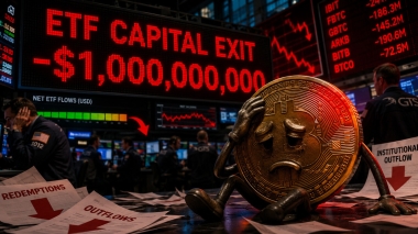 Bitcoin ETF flows reverse as US funds shed B amid inflation fears