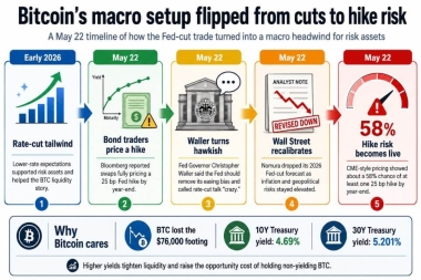 Bitcoin’s Fed cut trade flips as bond market turns into the risk