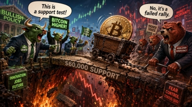 Bitcoin returns to the price that capped 2021, defined 2024, and now tests the rally again