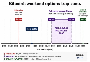 Bitcoin’s weekend rally faces a k trap as traders still hedge for another drop