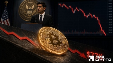 Bitcoin drops after Warsh speech as hike odds hit 57% – Can BTC reclaim K?