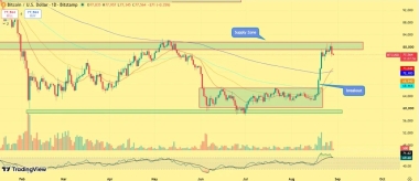 Bitcoin Price Holds K as Whales Accumulate — Is 0K the Next Target?