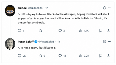 Peter Schiff Says AI Could Turn Into Bitcoin's Biggest Threat