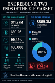 This spot Bitcoin ETF only logged six inflow days ever – now investors have until August 17 before forced cash liquidation