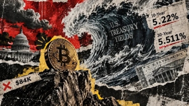 Bitcoin survives a 5.2% Treasury shock as traders slash .7 billion in leverage