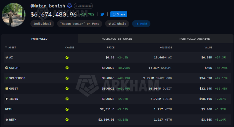 Crypto trader turns .8k into  million on Robinhood Chain meme coin