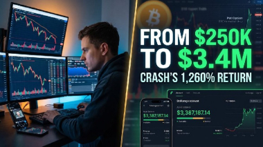 From 0K to .4M: Bitcoin Trader Claims Massive Gains During Market Sell-Off