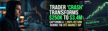 From 0K to .4M: Bitcoin Trader Claims Massive Gains During Market Sell-Off
