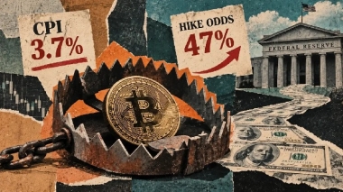 Surging dollar forces Bitcoin sell-off as rate hike odds double